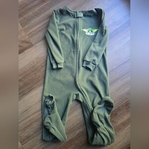 BABY GAP STAR WARS BABY YODA Olive Kids One Piece with Character Design